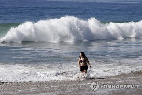 미국 서부 캘리포니아 해변. [EPA=연합뉴스]
